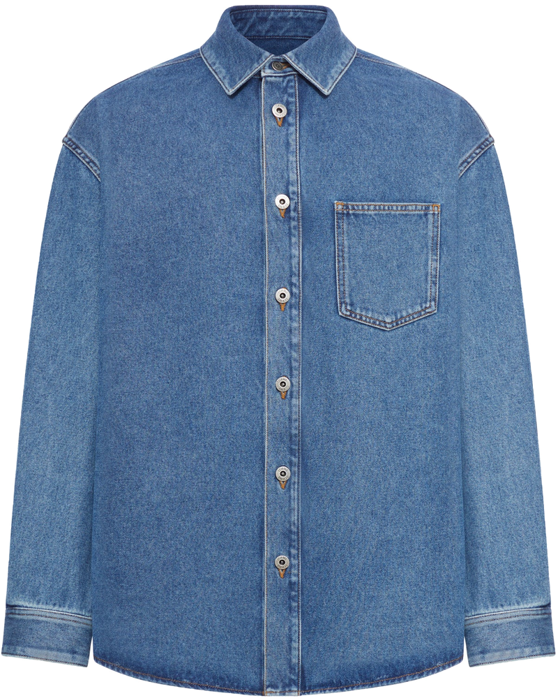 Denim Anagram Overshirt Loewe – Гарантія оригінальності