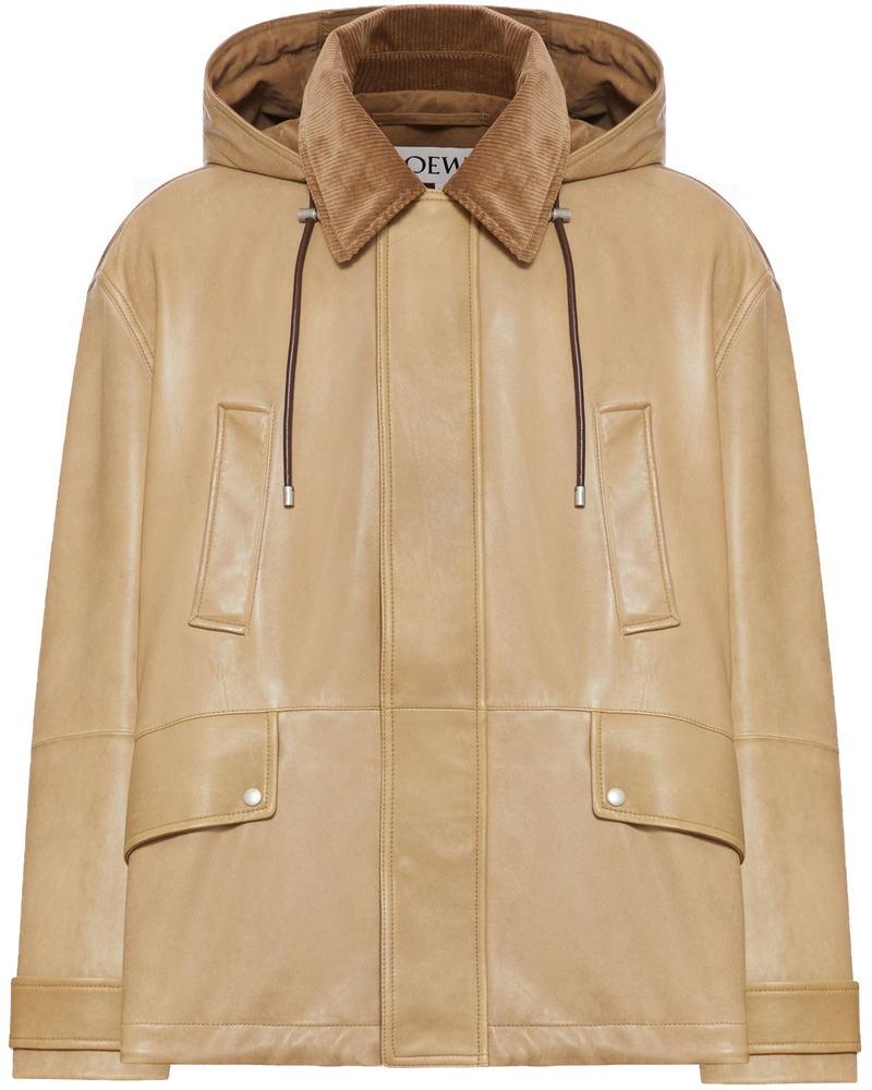 Short Parka In Lambskin And Cotton Loewe оригінал – Купити в Україні