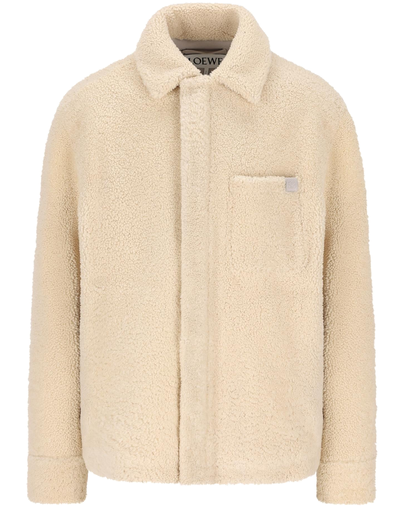 Оригінальна Shearling Shirt Jacket Loewe