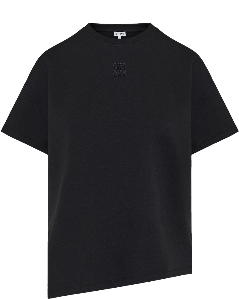 Anagram Asymmetric Cotton Blend Jersey T Shirt Loewe – Гарантія оригінальності