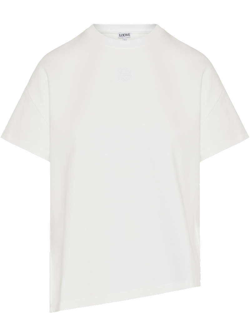 Asymmetric Cotton T Shirt Loewe оригінал – Купити в Україні