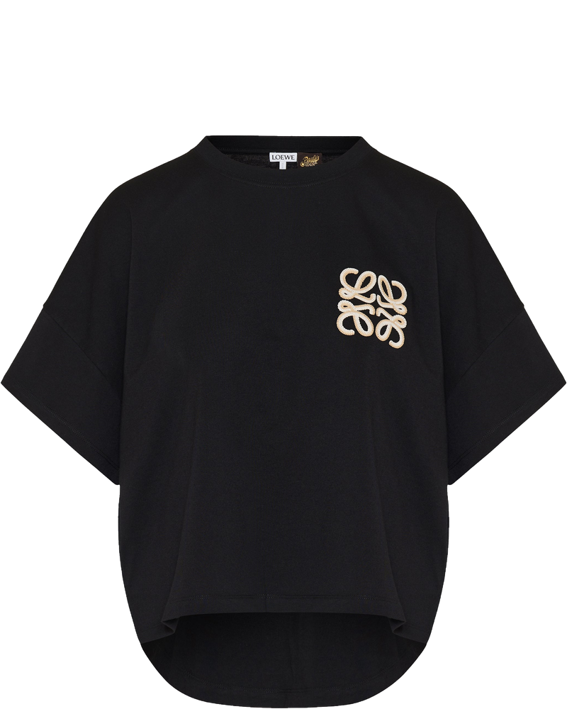 Boxy Fit Cotton T Shirt Loewe – Гарантія оригінальності