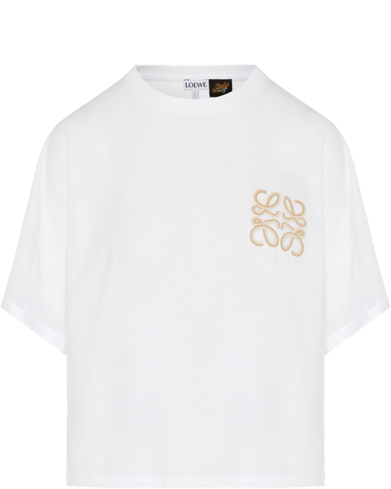 Boxy Fit Cotton T Shirt Loewe – Гарантія оригінальності
