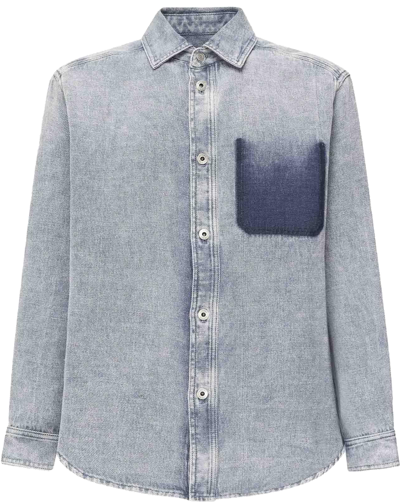 Camicia In Cotone E Lino Loewe оригінал – Купити в Україні