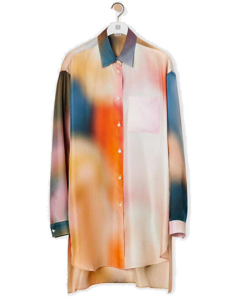 Multicolor Blur Print Shirt Loewe оригінал – Купити в Україні