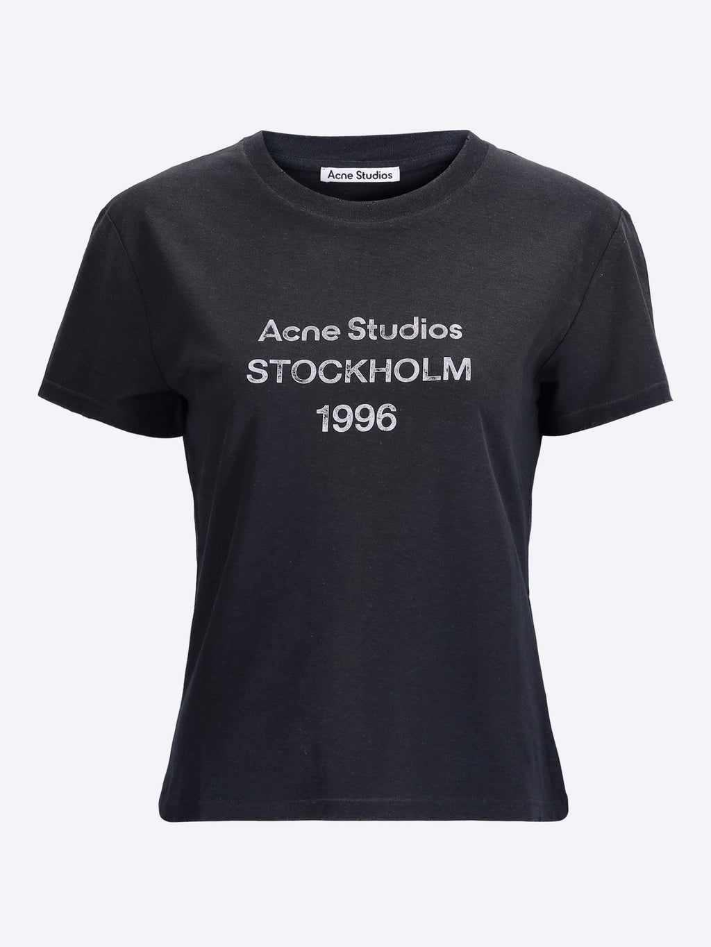 Logo Short Sleeve T-Shirt Acne studios – Гарантія оригінальності – боковий вид