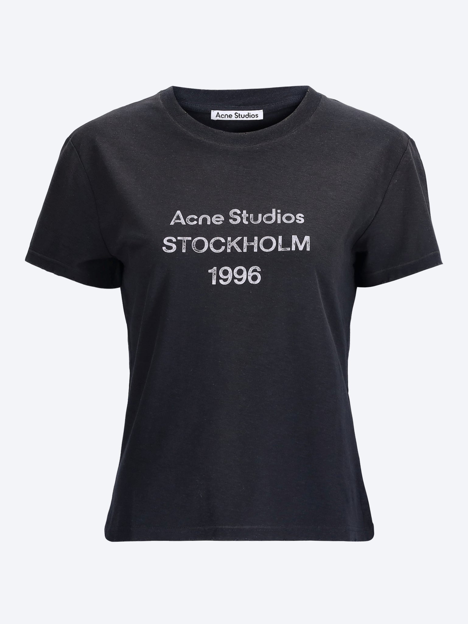 Logo Short Sleeve T-Shirt Acne studios – Гарантія оригінальності – боковий вид