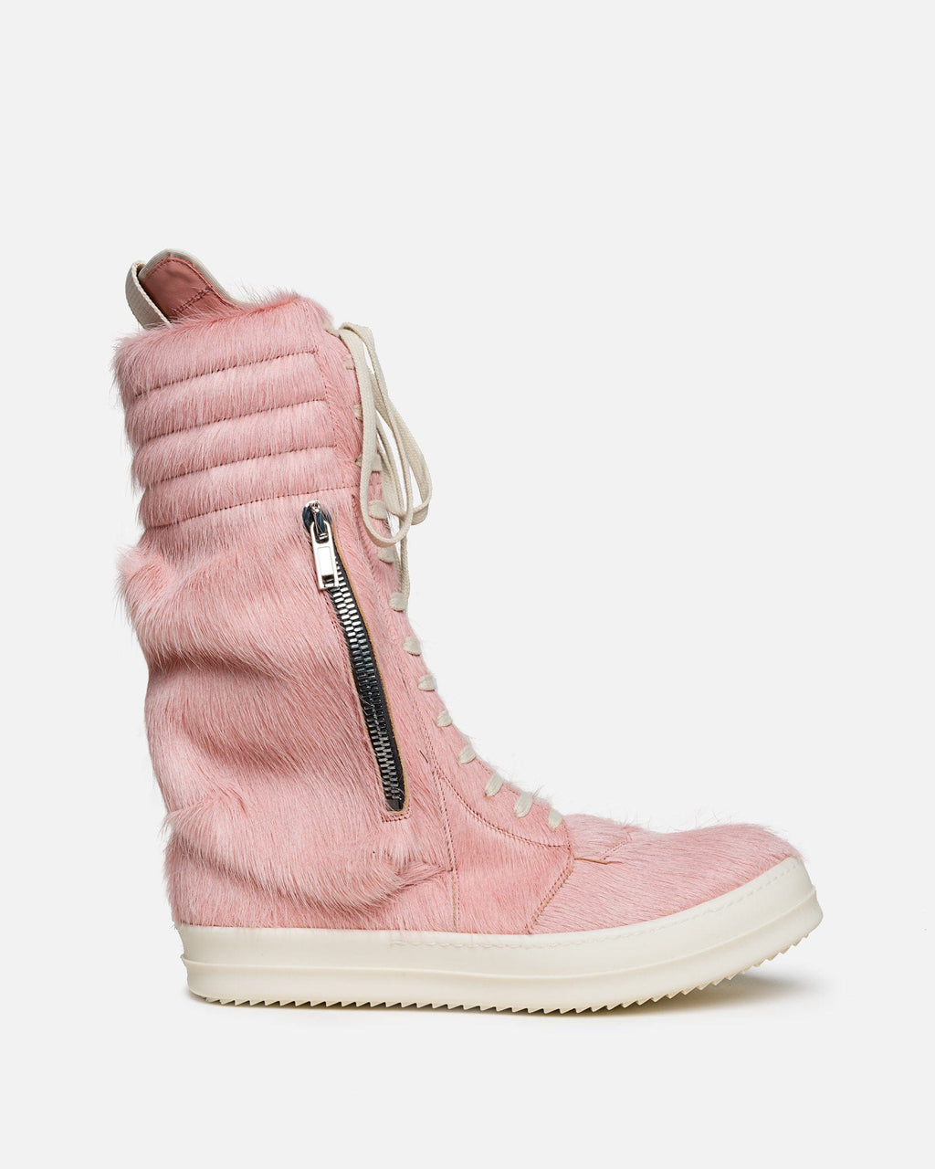 Оригінальна Long Hair Cargobasket In Dirty Pink Rick owens – боковий вид