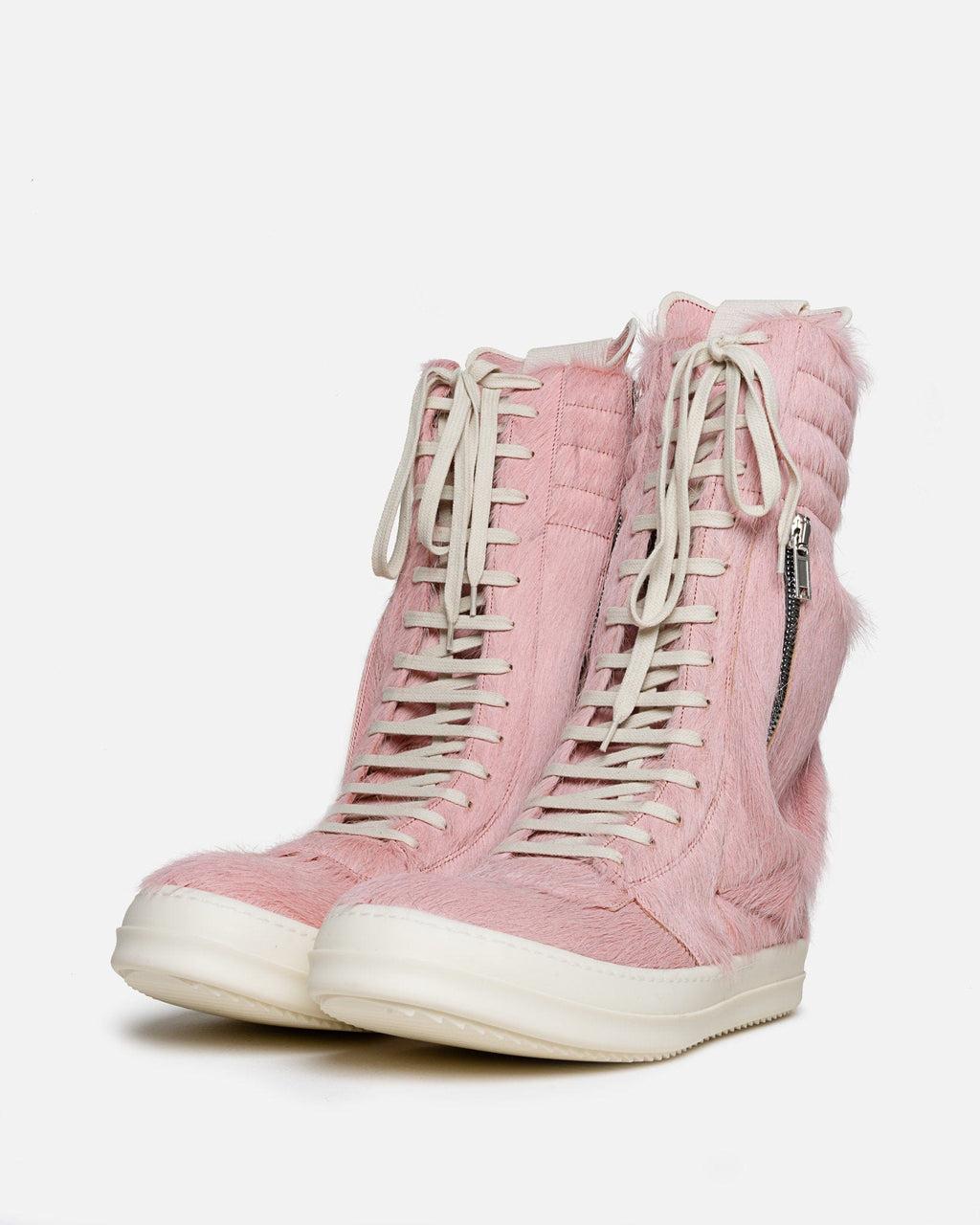 Оригінальна Long Hair Cargobasket In Dirty Pink Rick owens – вид ззаду