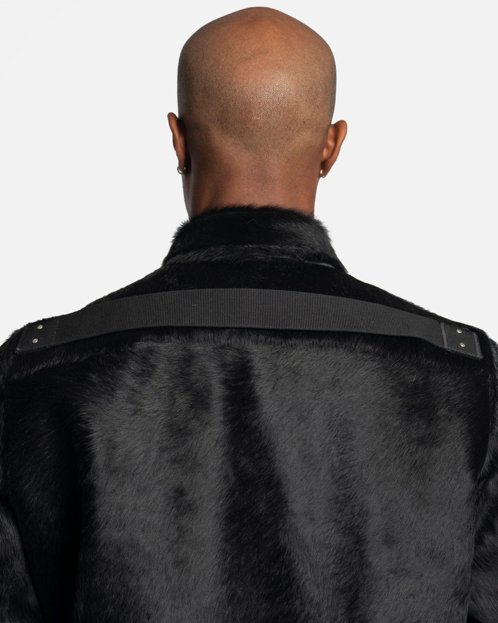 Long Hair Strobe Outershirt In Black Rick owens – Гарантія оригінальності – збільшений вид