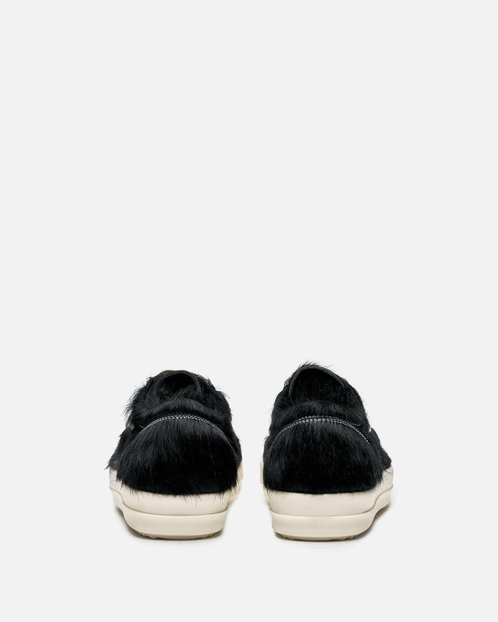 Long Hair Vintage Sneakers In Black Rick owens оригінал – Купити в Україні – збільшений вид