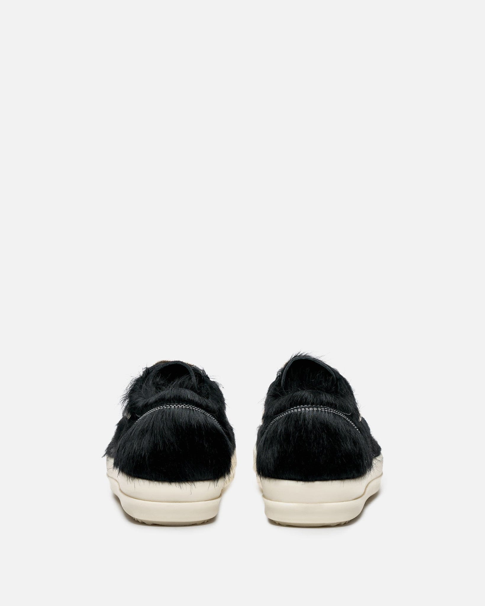 Long Hair Vintage Sneakers In Black Rick owens оригінал – Купити в Україні – збільшений вид