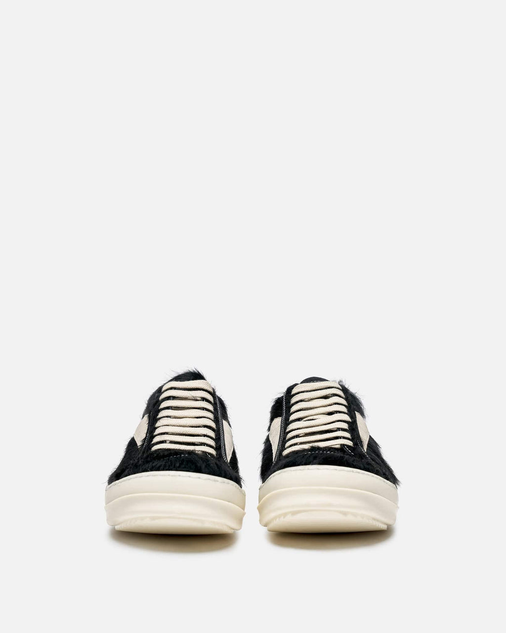Long Hair Vintage Sneakers In Black Rick owens оригінал – Купити в Україні – детальний вид