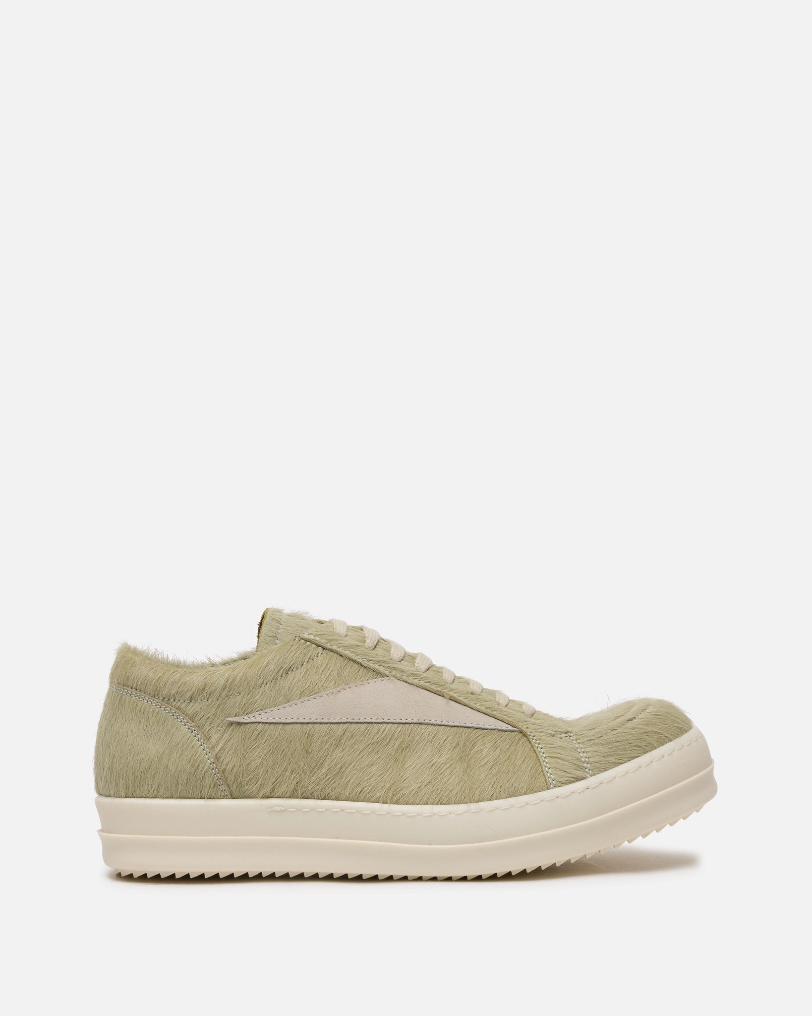 Long Hair Vintage Sneakers In Dirty Acid Rick owens – Гарантія оригінальності – боковий вид