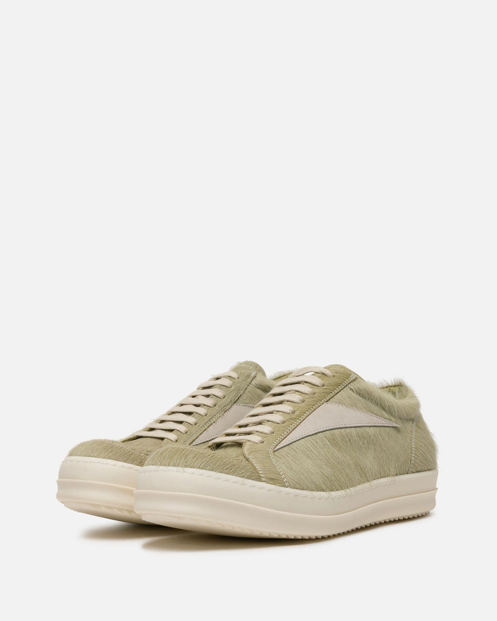Long Hair Vintage Sneakers In Dirty Acid Rick owens – Гарантія оригінальності – вид ззаду