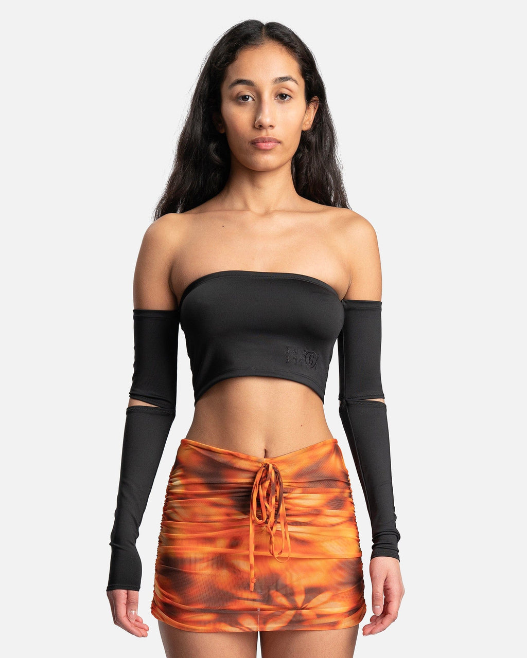Long Sleeve Top In Black Maison margiela – Гарантія оригінальності – боковий вид