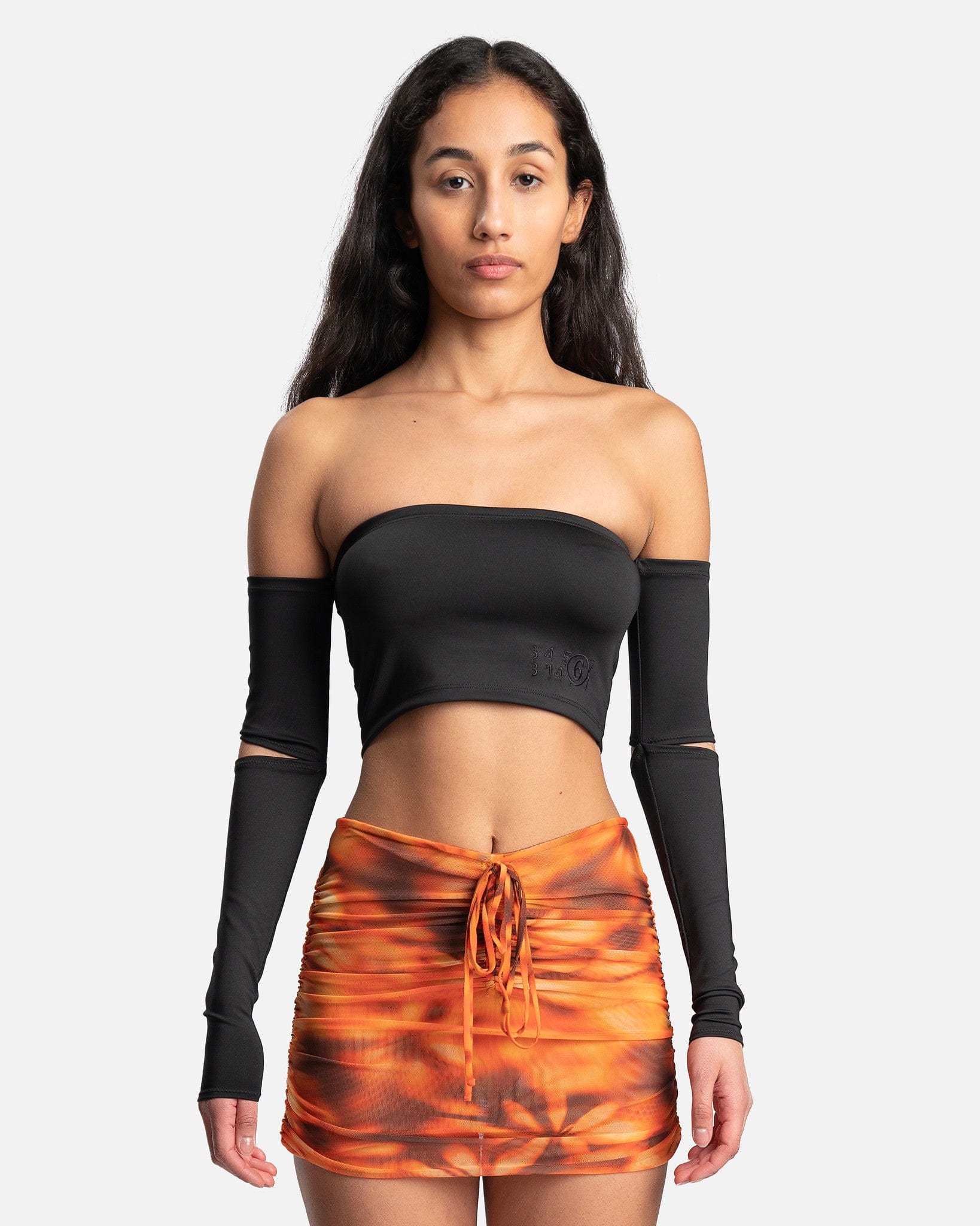 Long Sleeve Top In Black Maison margiela – Гарантія оригінальності – боковий вид