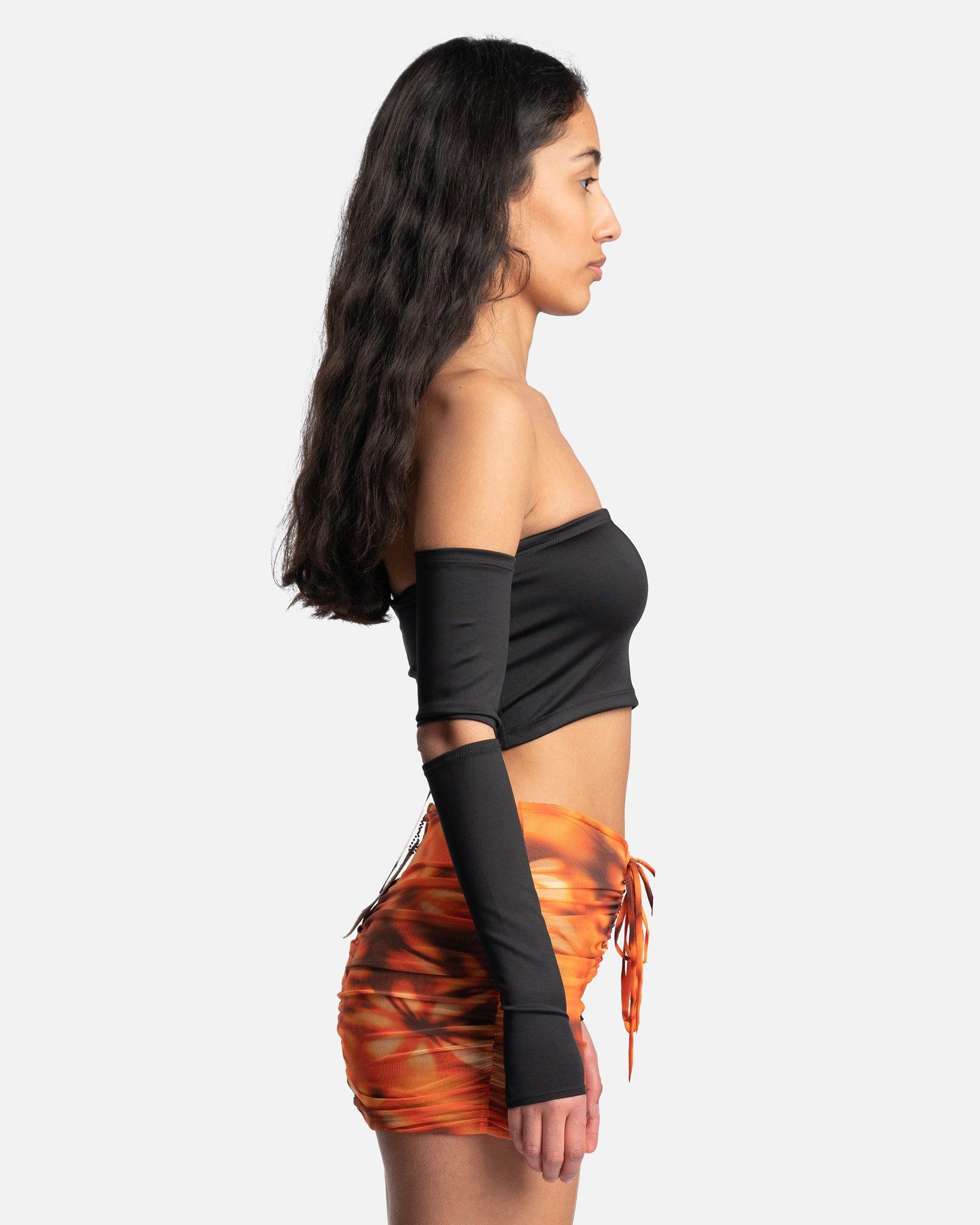 Long Sleeve Top In Black Maison margiela – Гарантія оригінальності – вид ззаду
