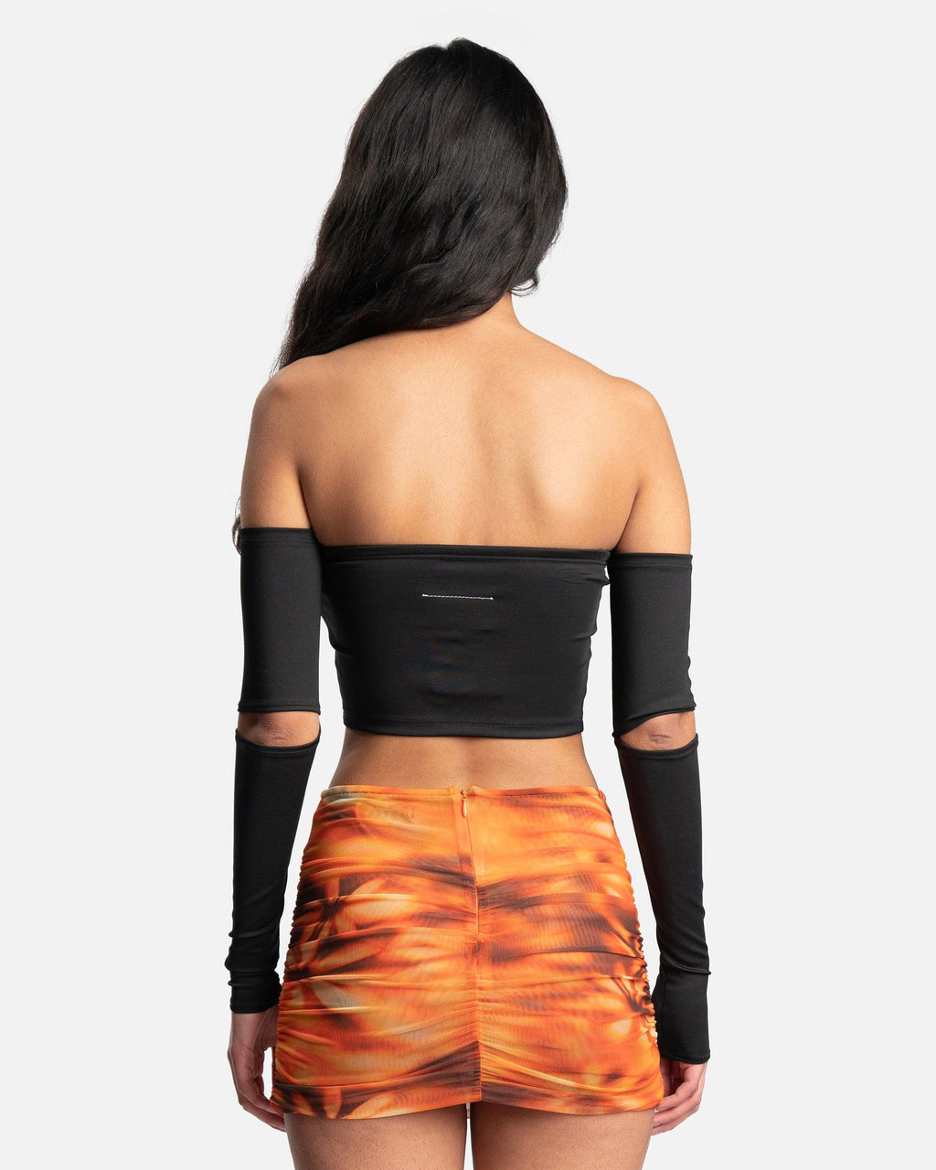 Long Sleeve Top In Black Maison margiela – Гарантія оригінальності – детальний вид