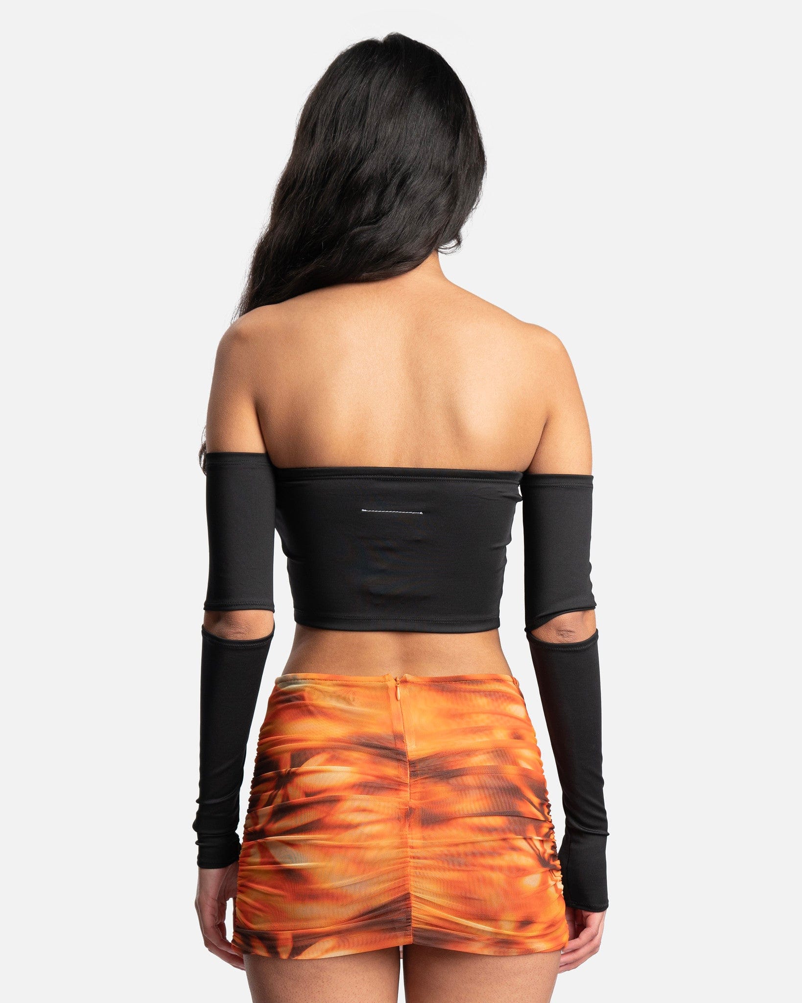 Long Sleeve Top In Black Maison margiela – Гарантія оригінальності – детальний вид