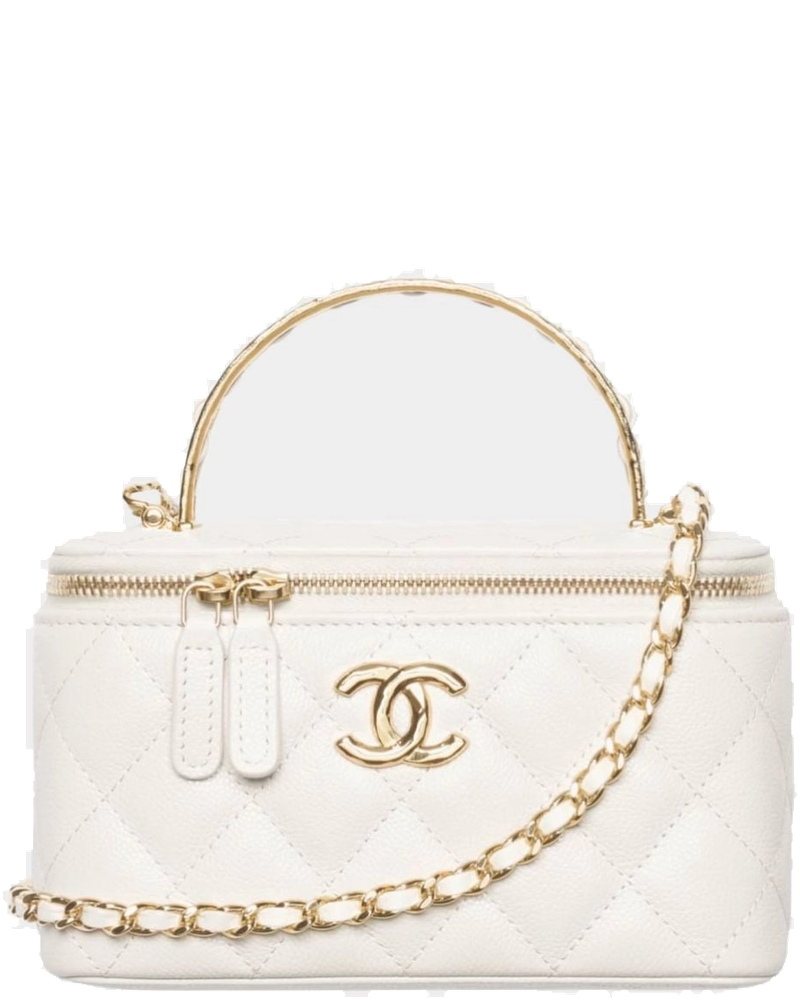 Оригінальна Long Vanity With Chain Grained Calfskin & Gold-Tone Metal Chanel bg_removed_catalog