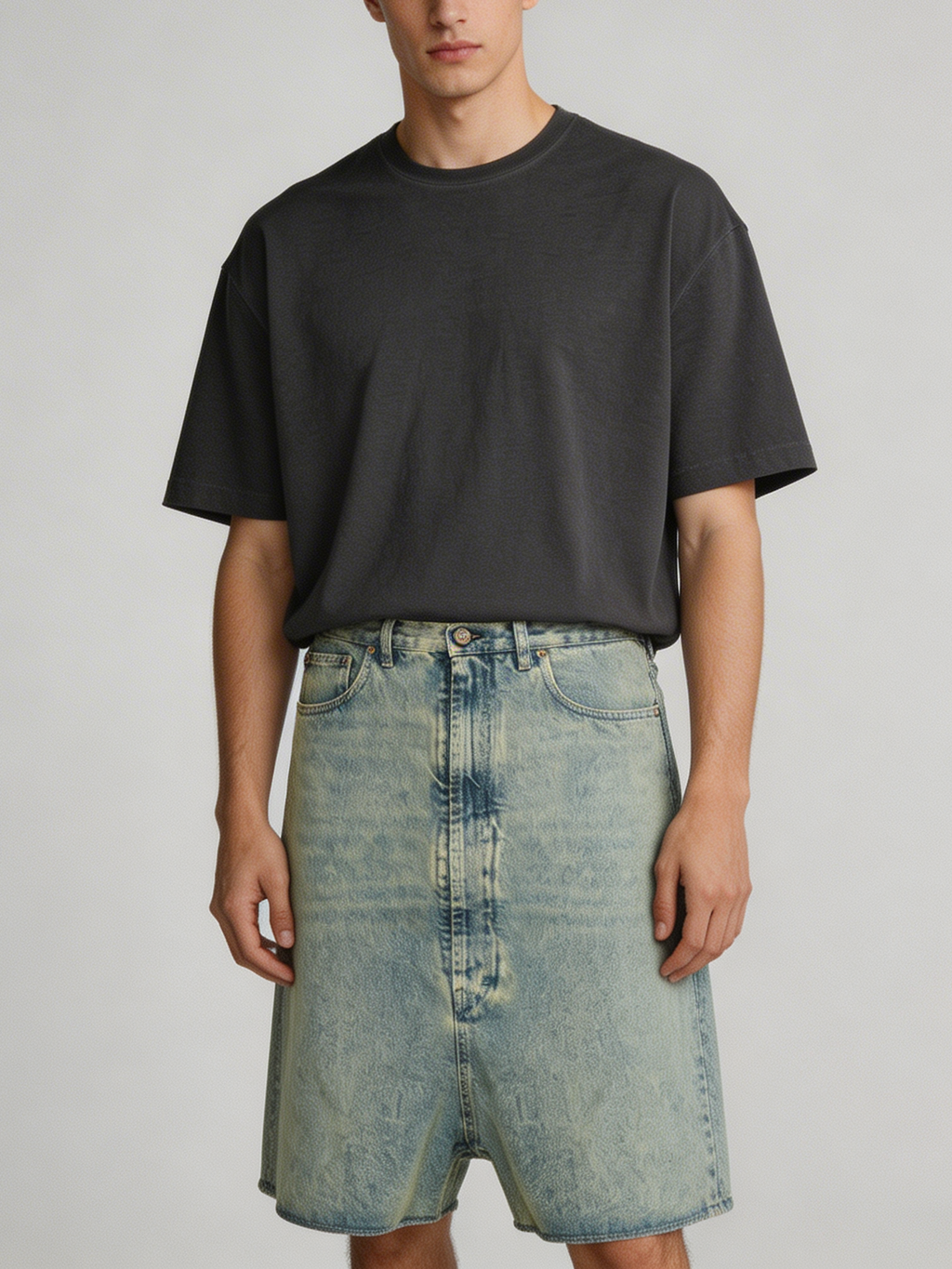 Denim Shorts Maison margiela – Гарантія оригінальності – вид ззаду