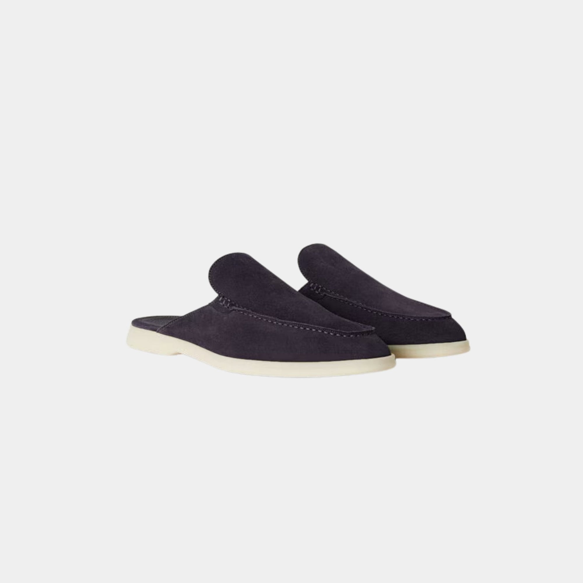 Оригінальна Babouche Walk Loafer In Suede Loro piana – вид ззаду