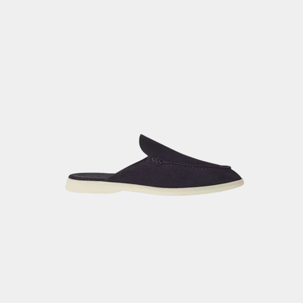 Оригінальна Babouche Walk Loafer In Suede Loro piana – боковий вид
