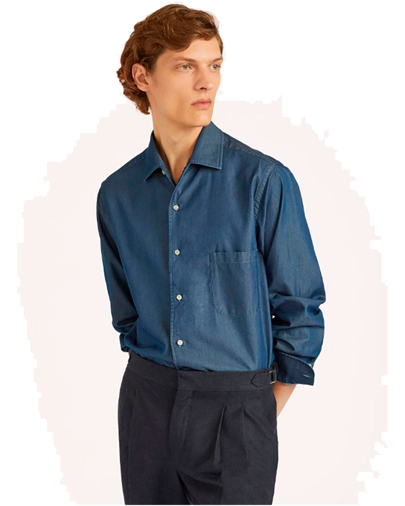 Denim André Shirt Loro piana оригінал – Купити в Україні