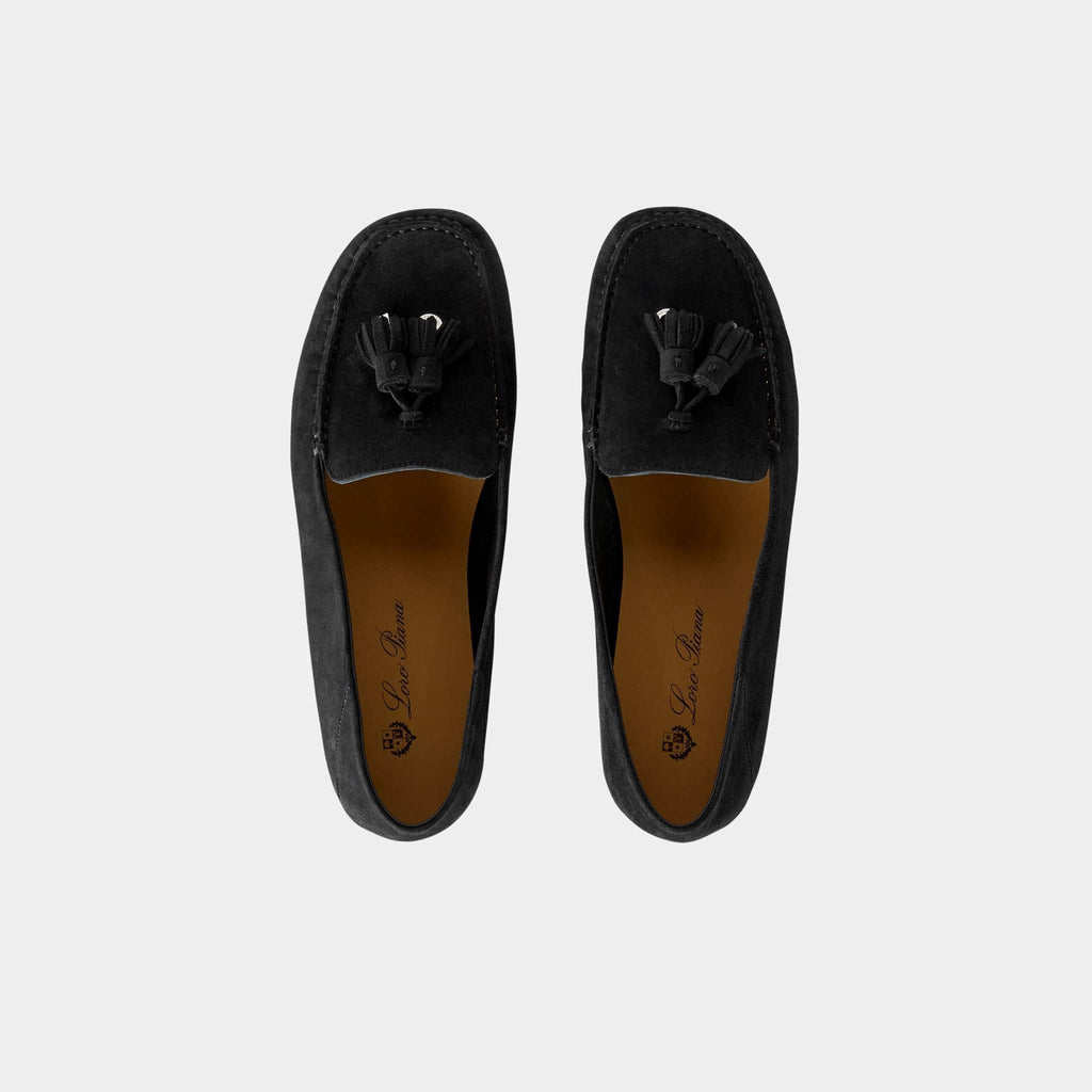 Dot Sole Walk Suede Goatskin Loafer Loro piana оригінал – Купити в Україні – вид ззаду
