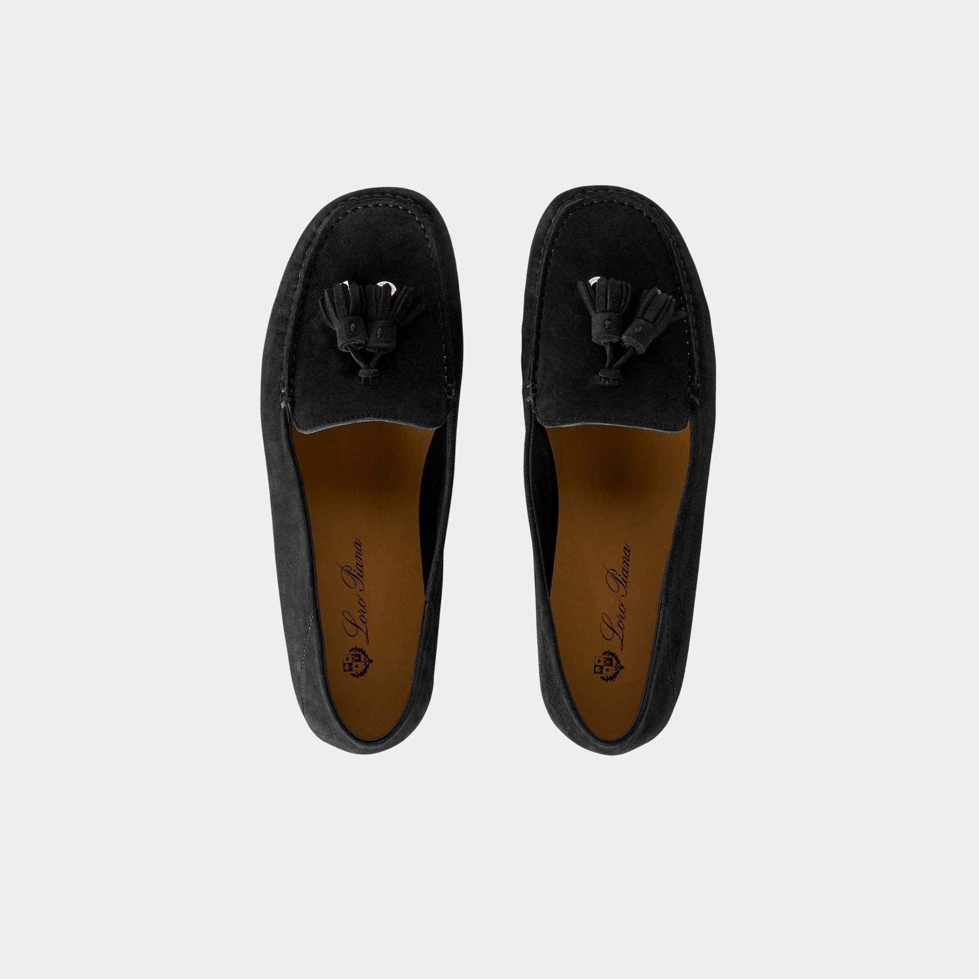 Dot Sole Walk Suede Goatskin Loafer Loro piana оригінал – Купити в Україні – вид ззаду