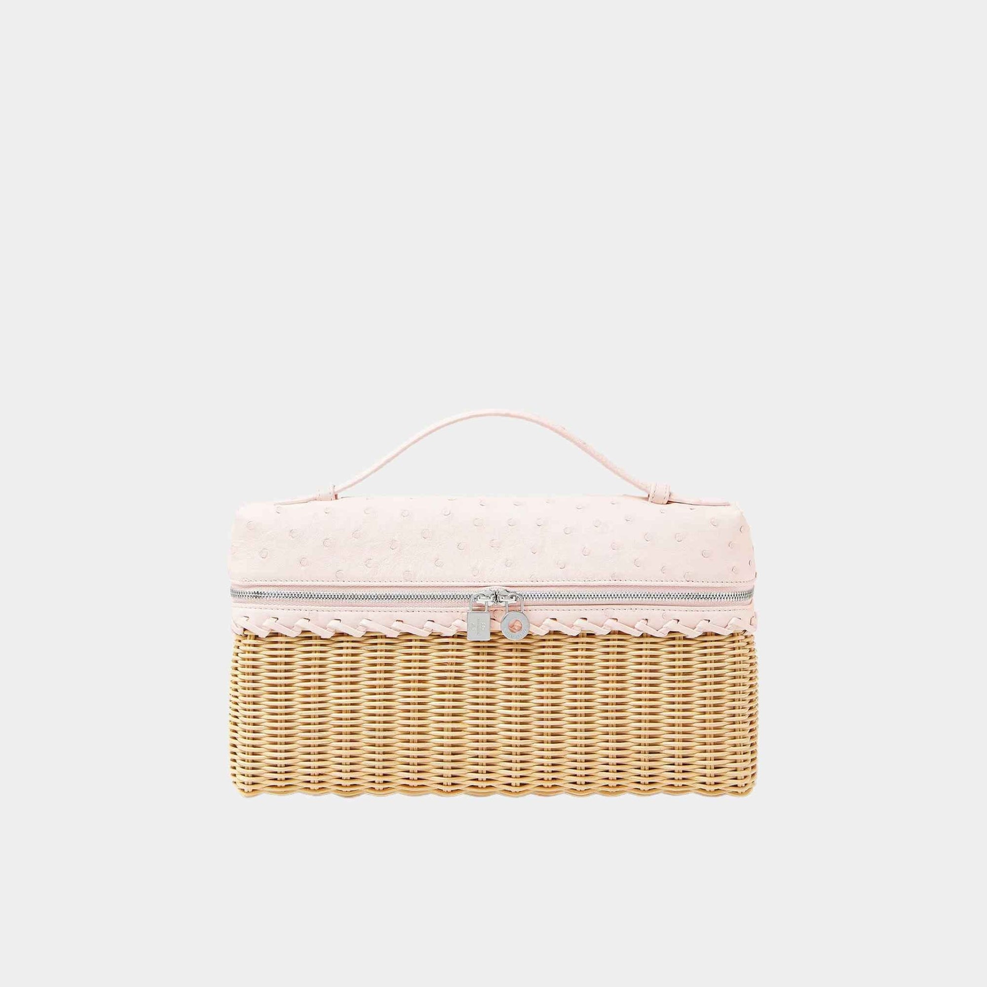 Оригінальна Extra Pocket L27 Wicker-Ostrich Leather Loro piana – боковий вид
