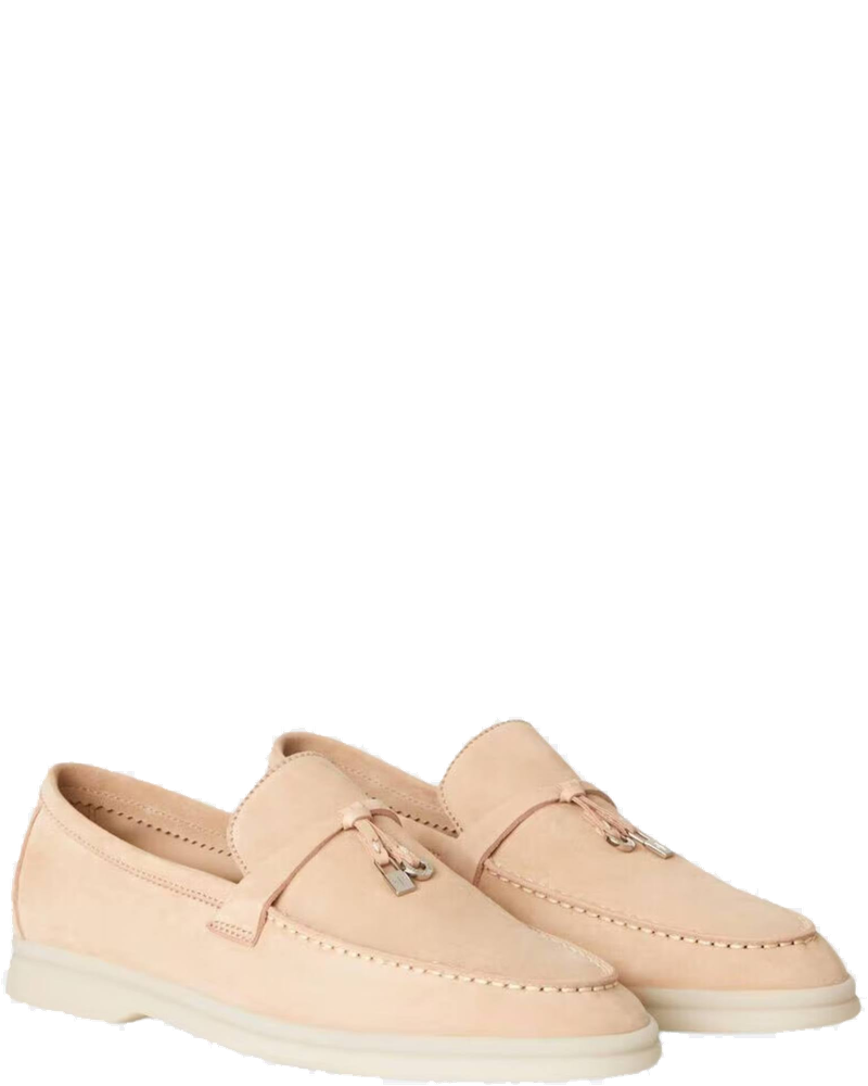Summer Charms Walk Loafers In Suede Loro piana – Гарантія оригінальності