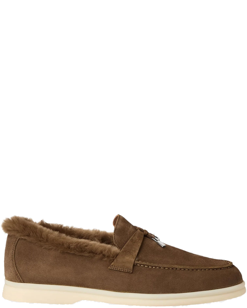 Оригінальна Summer Charms Walk Loafer With Beaver Fur Loro piana