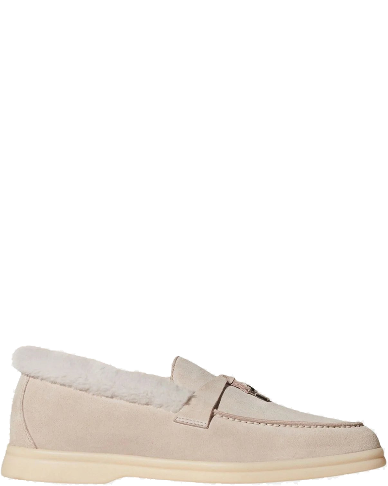 Summer Charms Walk Loafer Suede With Beaver Fur Loro piana оригінал – Купити в Україні