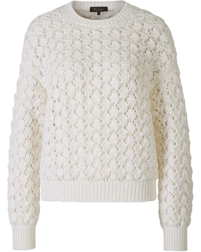 Cotton Crochet Sweater Loro piana – Гарантія оригінальності