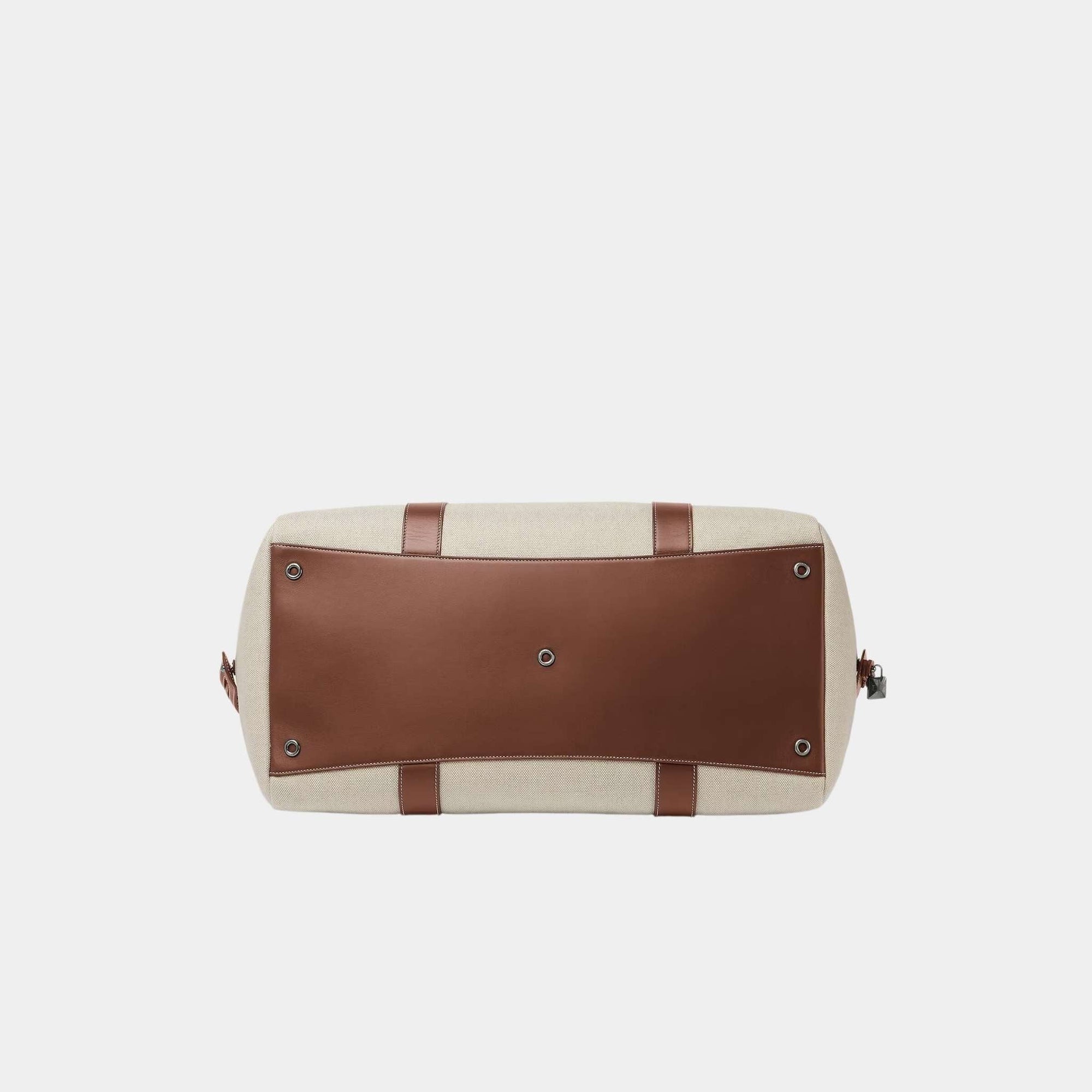 Loom Weekender Bag L42 Cotton-Linen And Calfskin Loro piana – Гарантія оригінальності – детальний вид