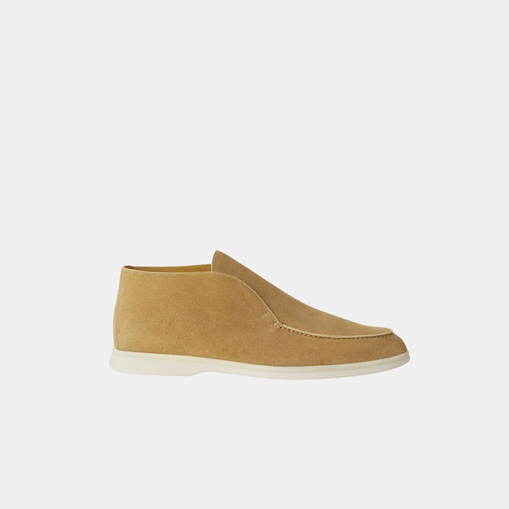 Open Walk Ankle Boot In Suede Loro piana – Гарантія оригінальності – боковий вид