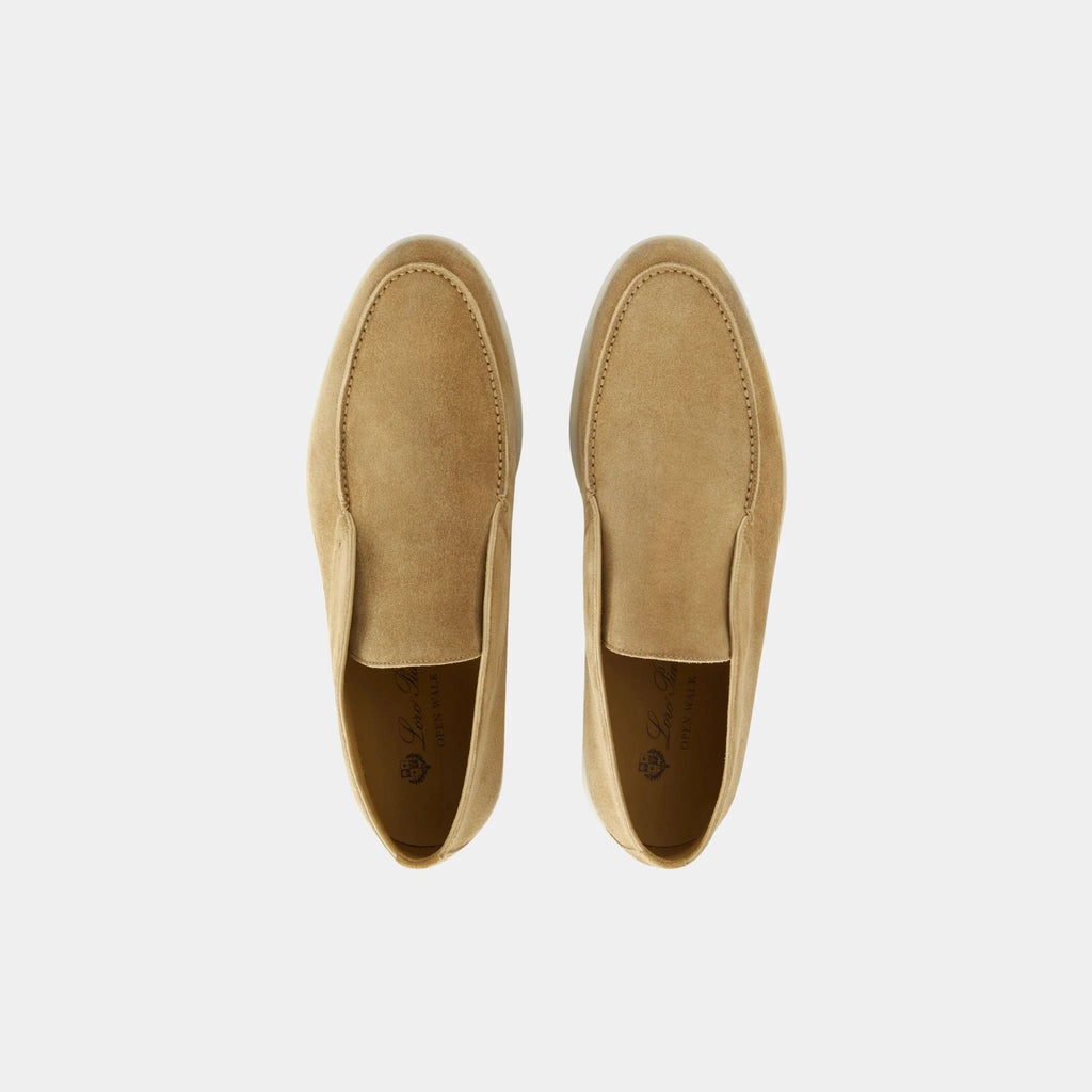Open Walk Ankle Boot In Suede Loro piana – Гарантія оригінальності – вид ззаду