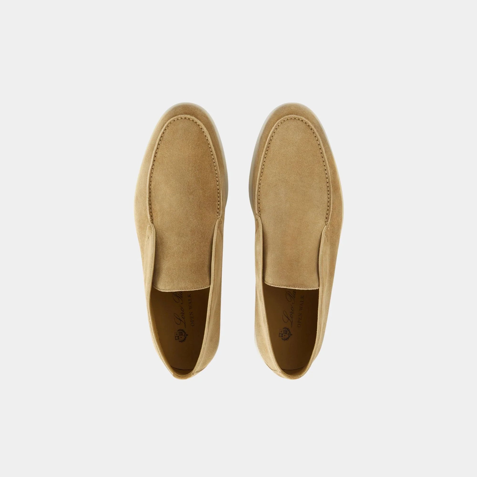Open Walk Ankle Boot In Suede Loro piana – Гарантія оригінальності – вид ззаду