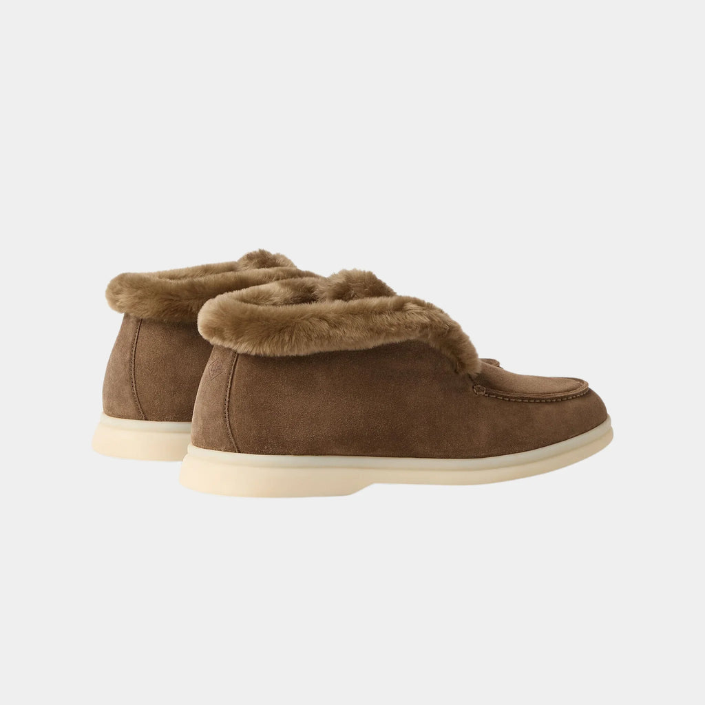 Open Walk Ankle Boot In Suede For Women Loro piana – Гарантія оригінальності – детальний вид