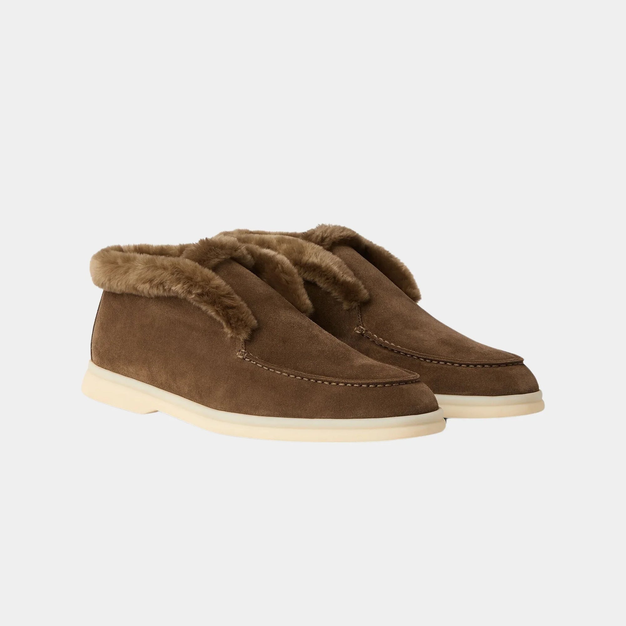 Open Walk Ankle Boot In Suede For Women Loro piana – Гарантія оригінальності – вид ззаду