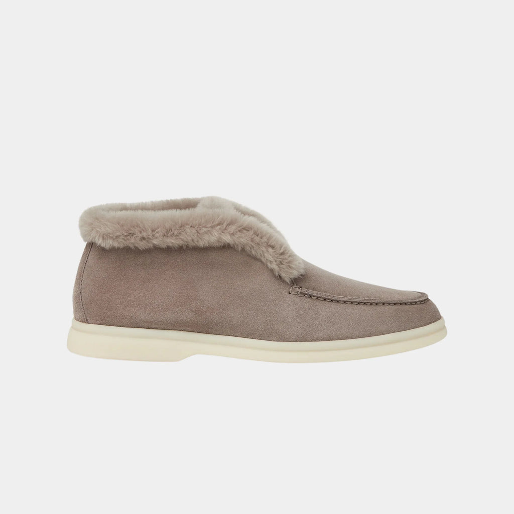 Open Walk Ankle Boot In Suede For Women Loro piana – Гарантія оригінальності – збільшений вид
