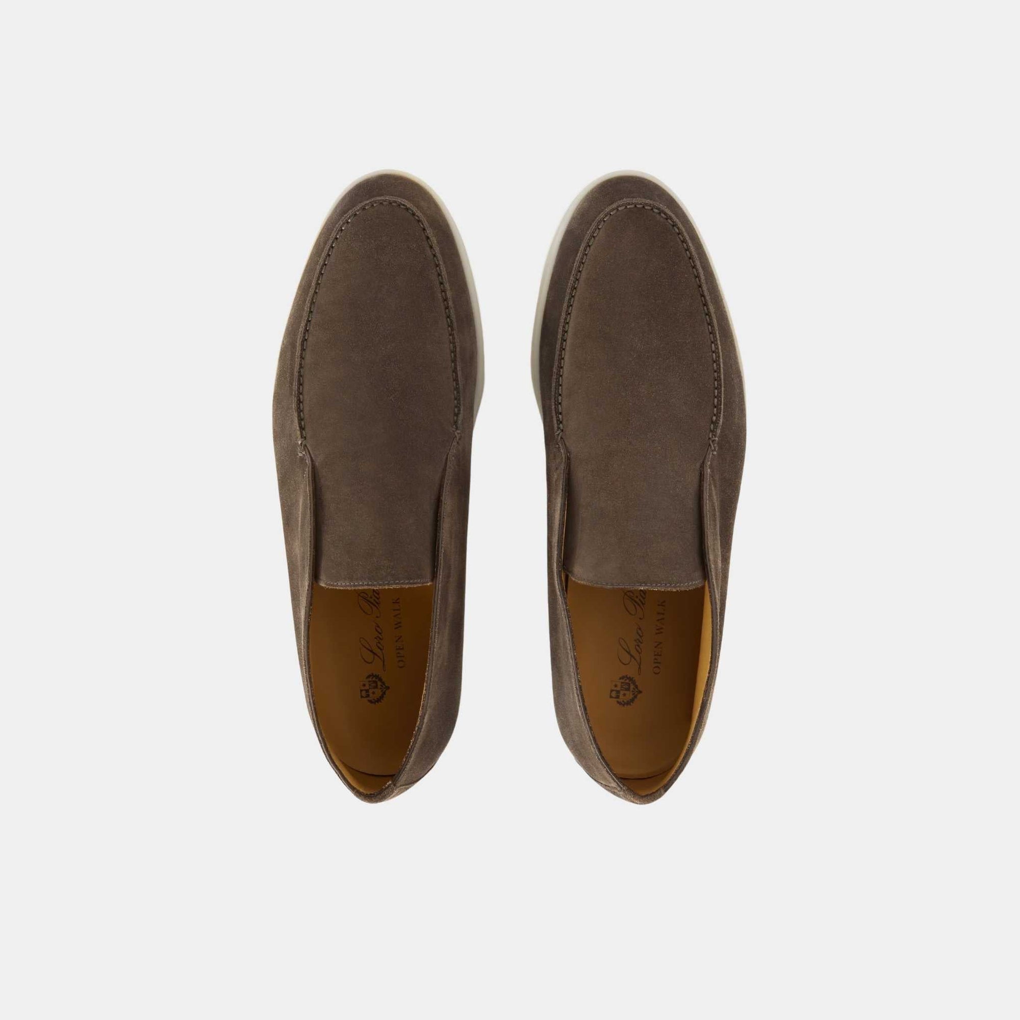 Open Walk Ankle Boots Suede Loro piana – Гарантія оригінальності – вид ззаду