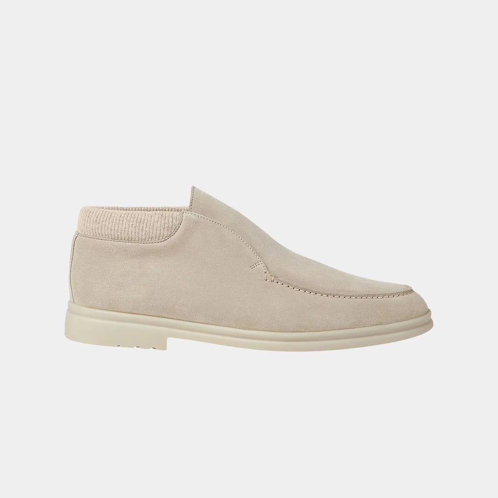 Open Wintery Walk Ankle Boot In Suede Loro piana оригінал – Купити в Україні – боковий вид