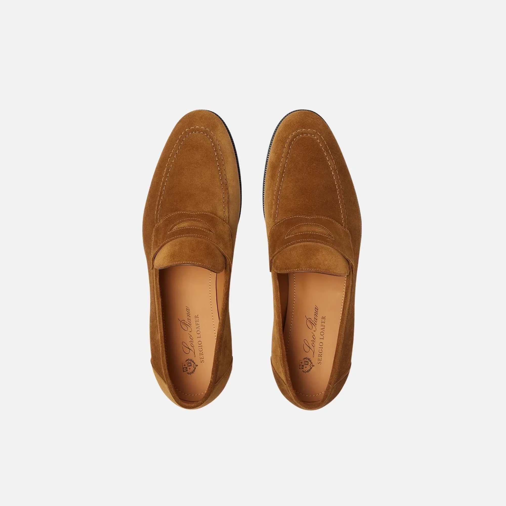 Sergio Loafer Ox Leather Loro piana – Гарантія оригінальності – вид ззаду