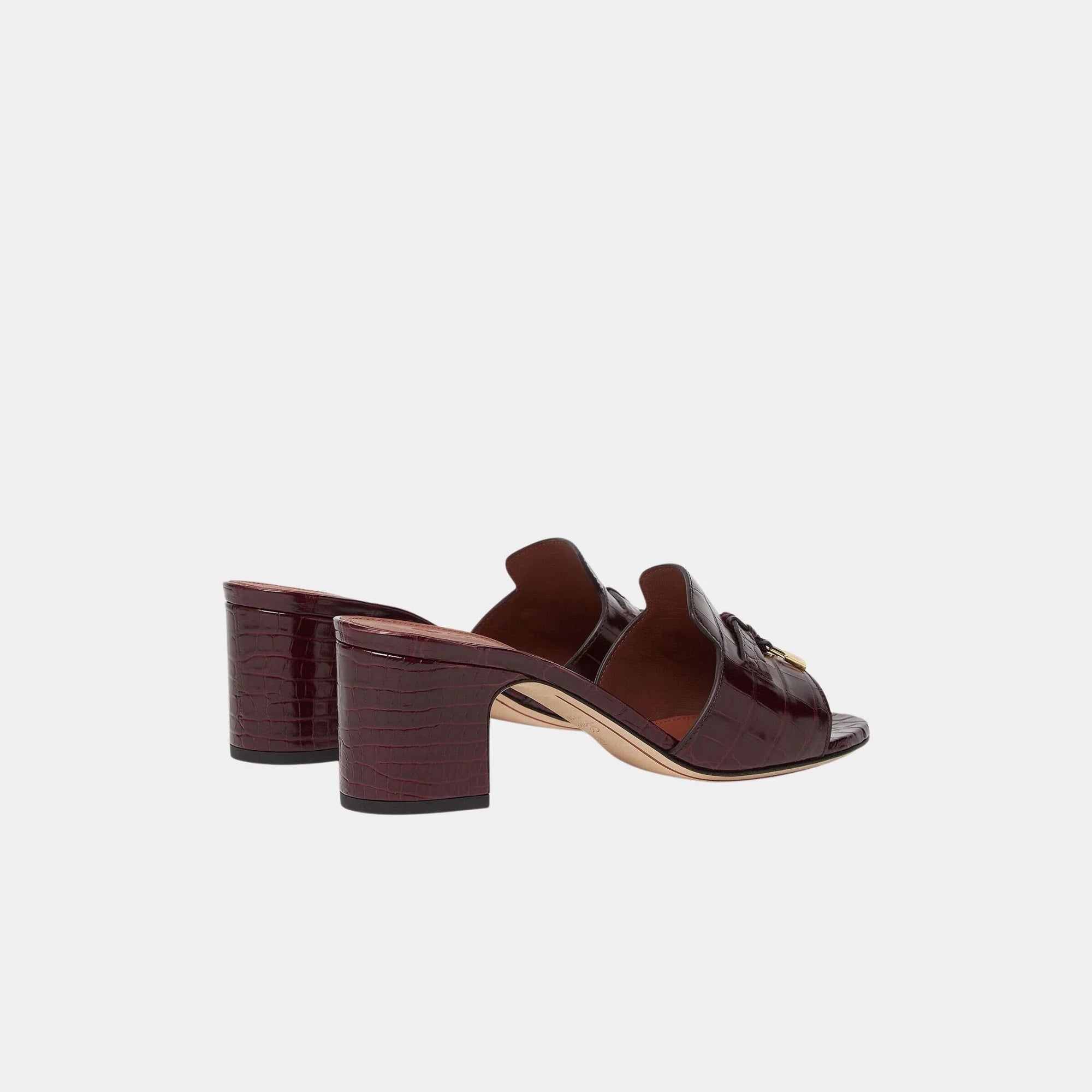 Summer Charms Heeled Sandal In Crocodile Leather Loro piana оригінал – Купити в Україні – детальний вид