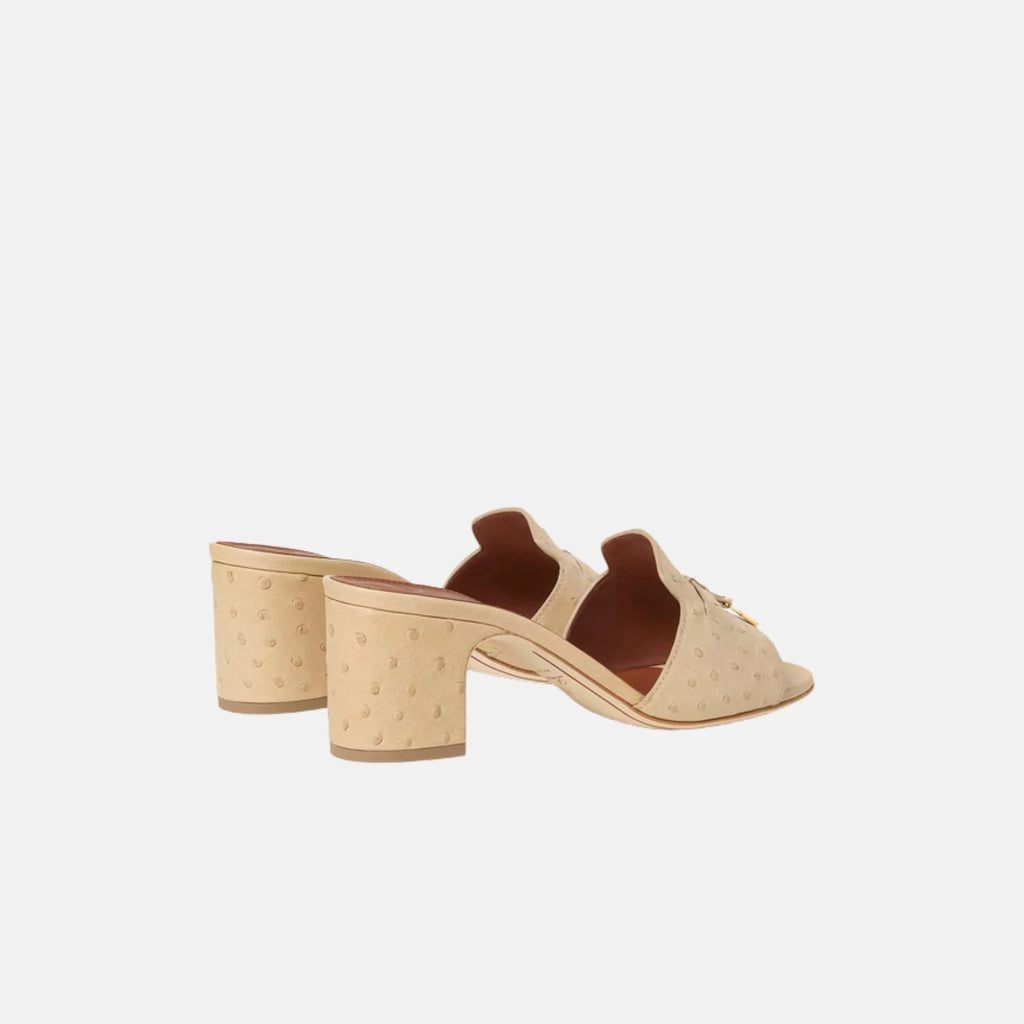 Summer Charms Heeled Sandal Ostrich Leather Loro piana оригінал – Купити в Україні – детальний вид