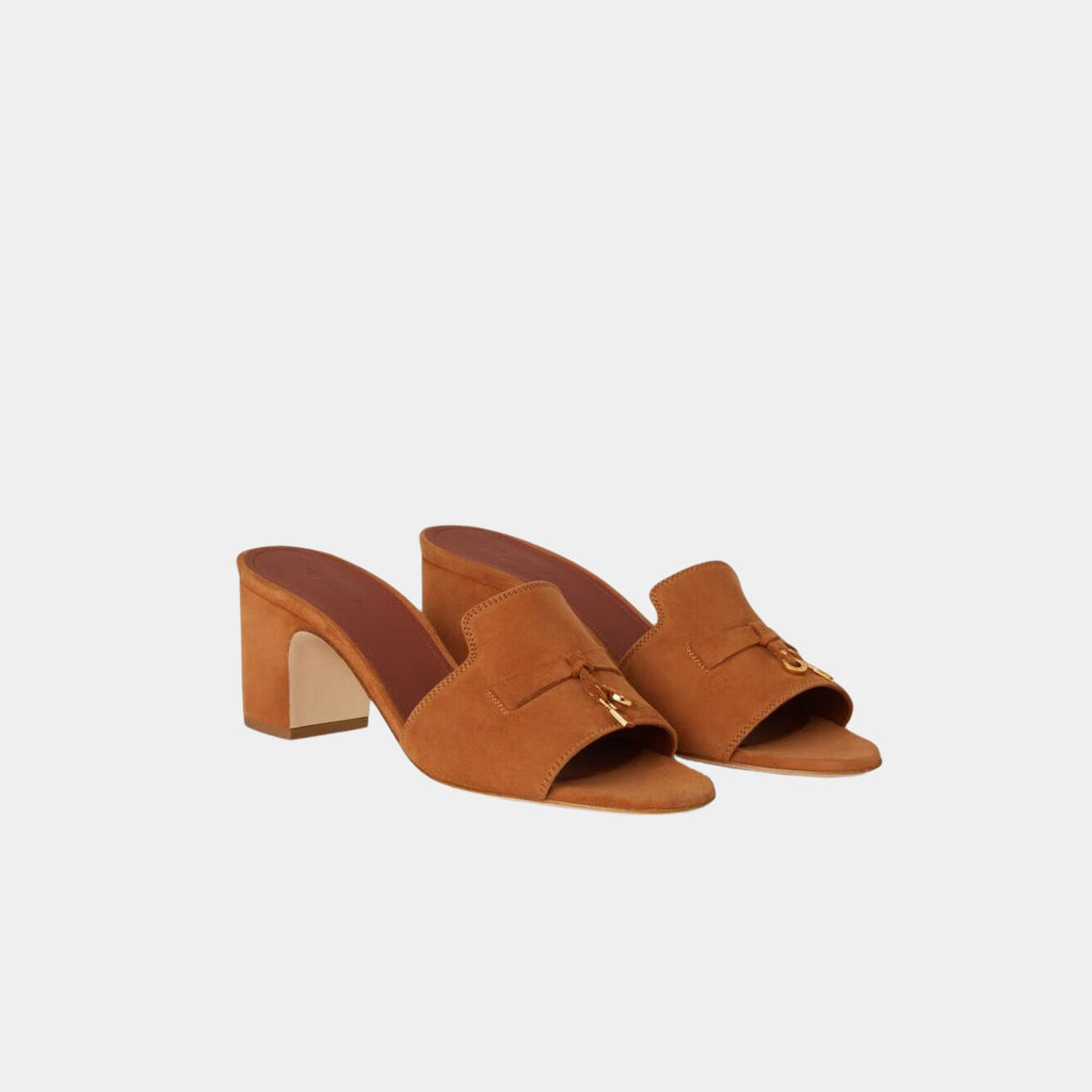 Оригінальна Summer Charms Heeled Sandal Loro piana – вид ззаду