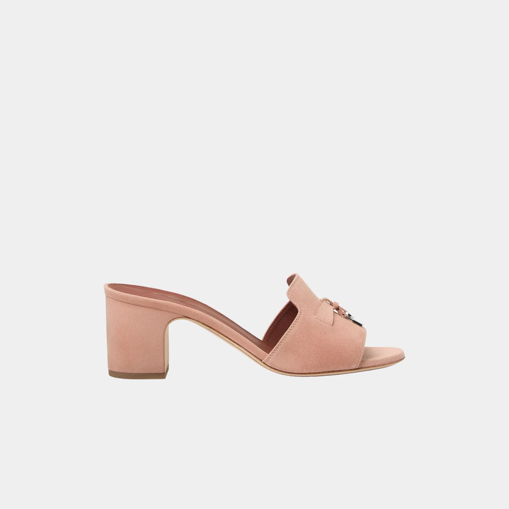 Summer Charms Sandal Heeled Loro piana – Гарантія оригінальності – боковий вид